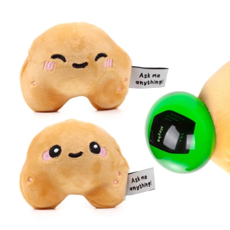 QUEASY SQUEEZIES ASK ME ANYTHING MAGIC FORTUNE TELLER COOKIE PLUSH