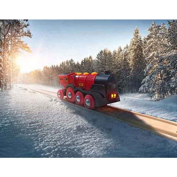 BRIO MIGHTY RED ACTION LOCOMOTIVE