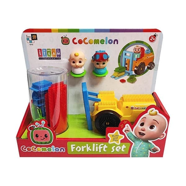 Cocomelon Fun Bricks Forklift Kit