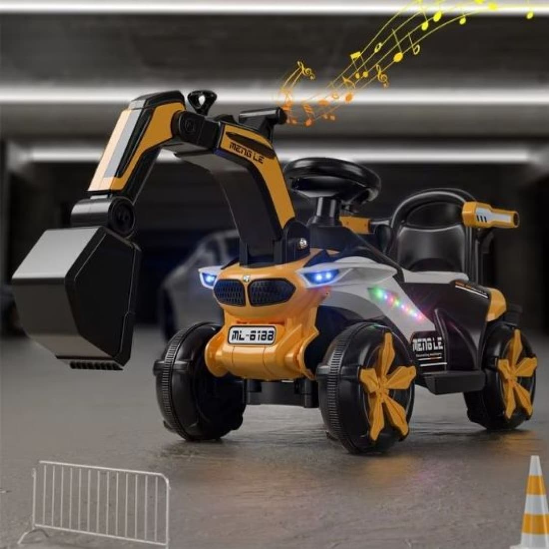 6V KIDS MINI CONSTRUCTION RIDE ON