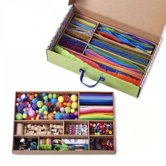 Creative Arts and Crafts Box – Complete Kids Craft Activity Set