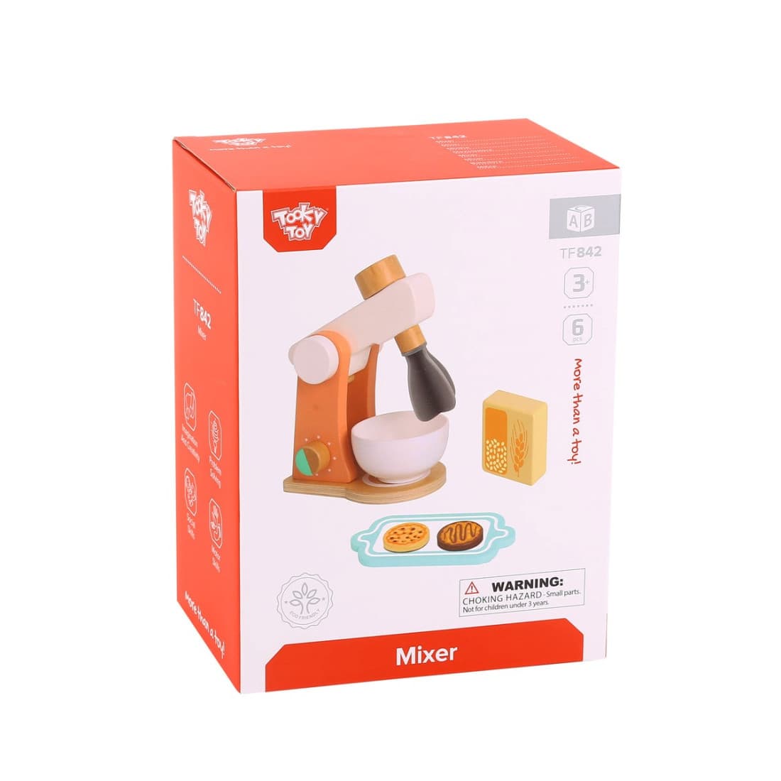 TOOKY TOY WOODEN MIXER