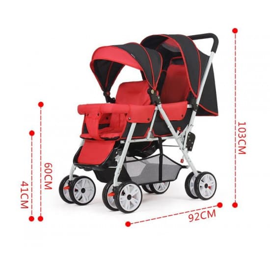 Lubbeez Twin Pram