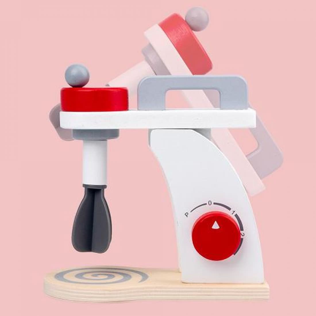 WOODEN KITCHEN BLENDER MIXER TOY FOR KIDS