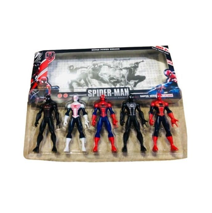 5PC SPIDERMAN FIGURINE