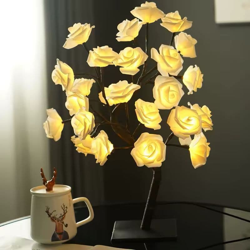 ROSE ON A TREE LED LAMP
