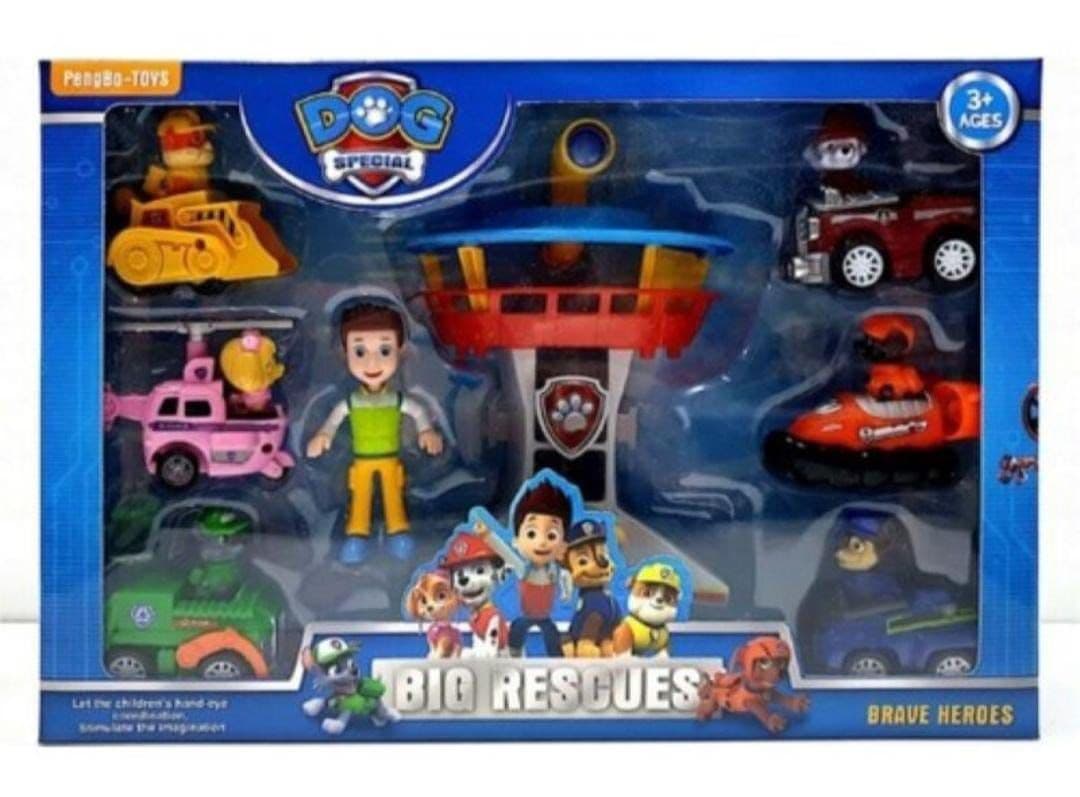 8PC PAW PATROL WITH TOWER SET