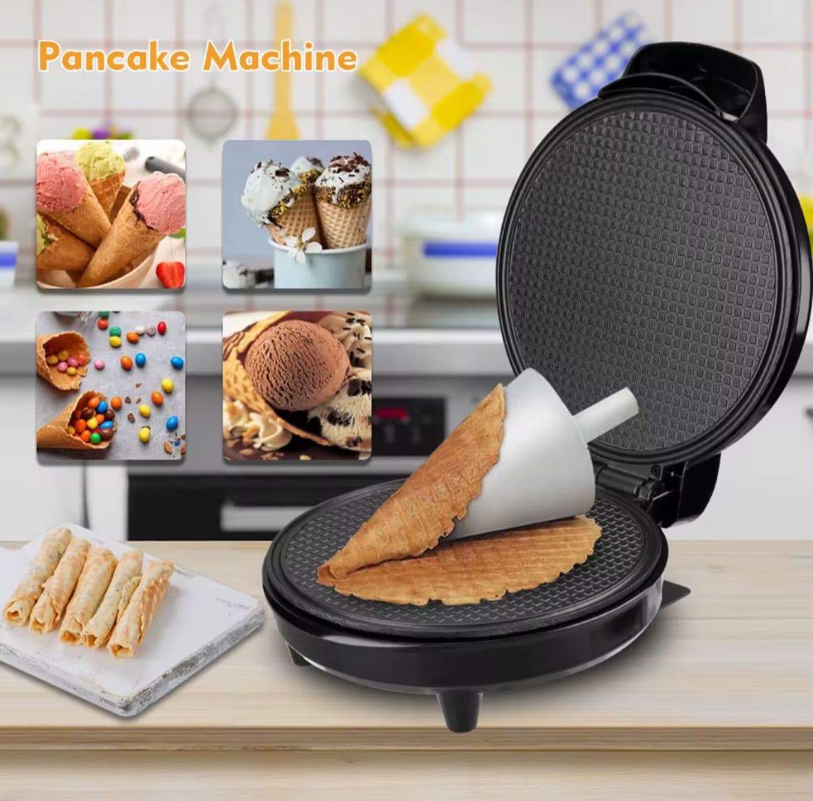 Ackiliss Waffle Cone Maker