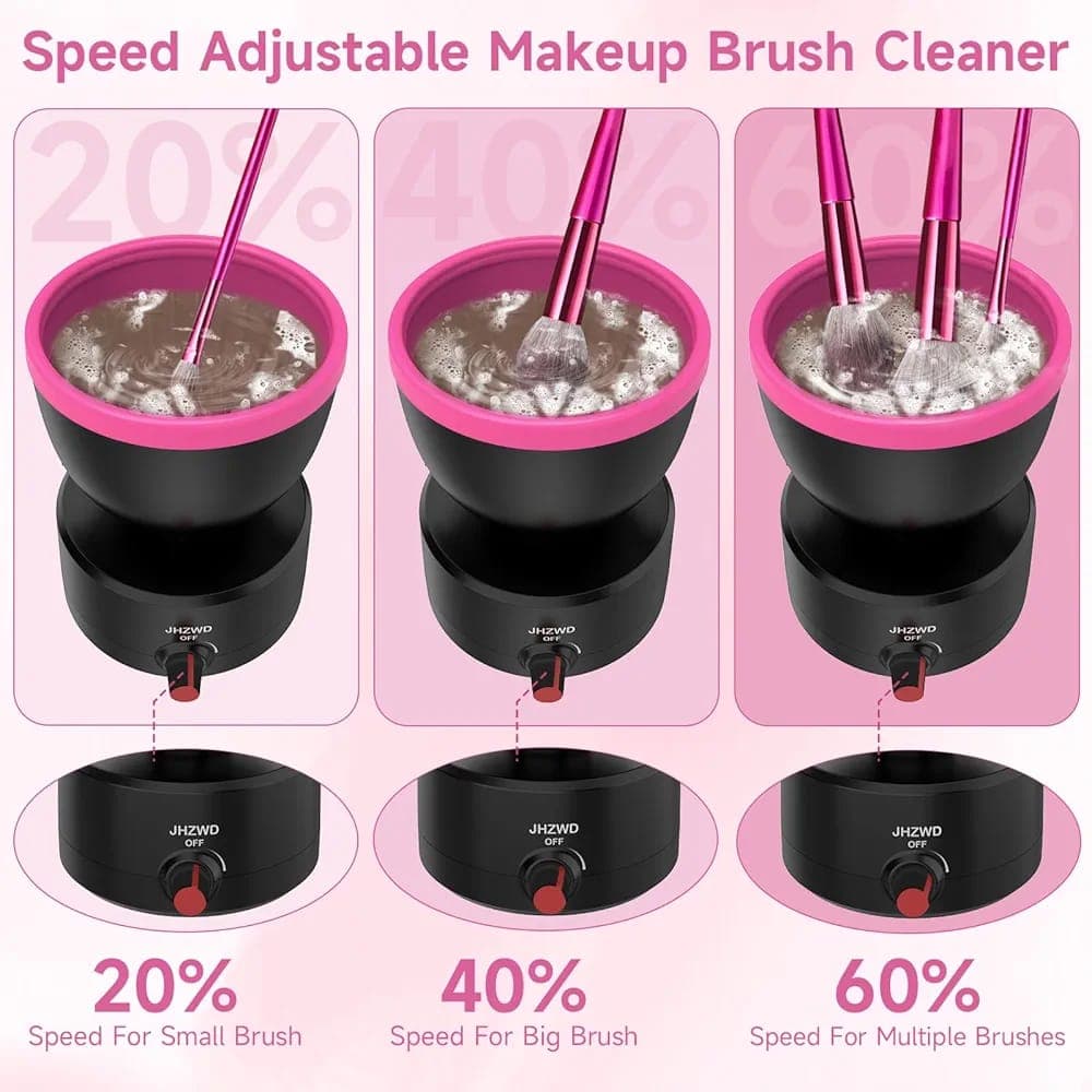 Electric Makeup Brush Cleaner And Holder