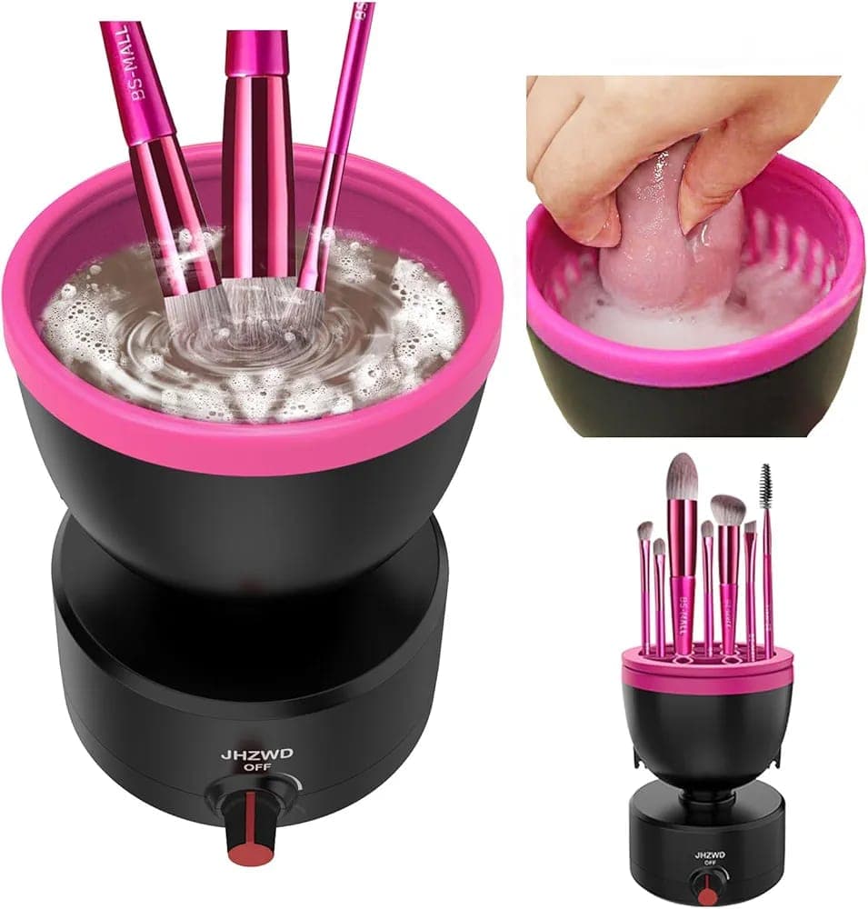 Electric Makeup Brush Cleaner And Holder