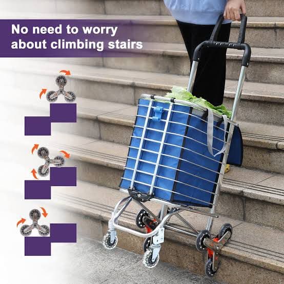 Foldable Shopping Trolley 2 In 1