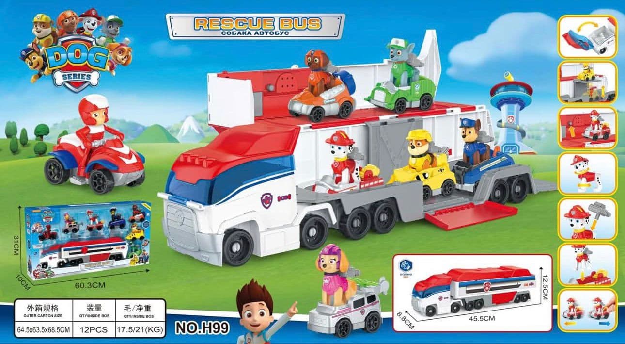 Paw Patrol Truck Set