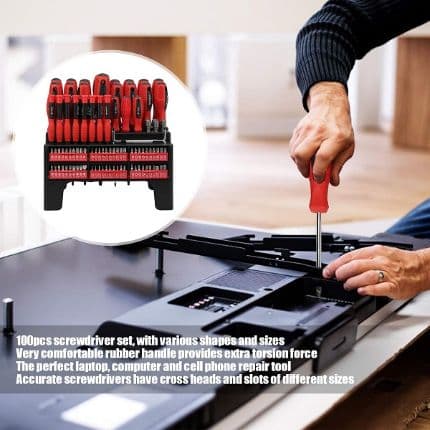 Screwdriver And Drill Bit Set 100pcs