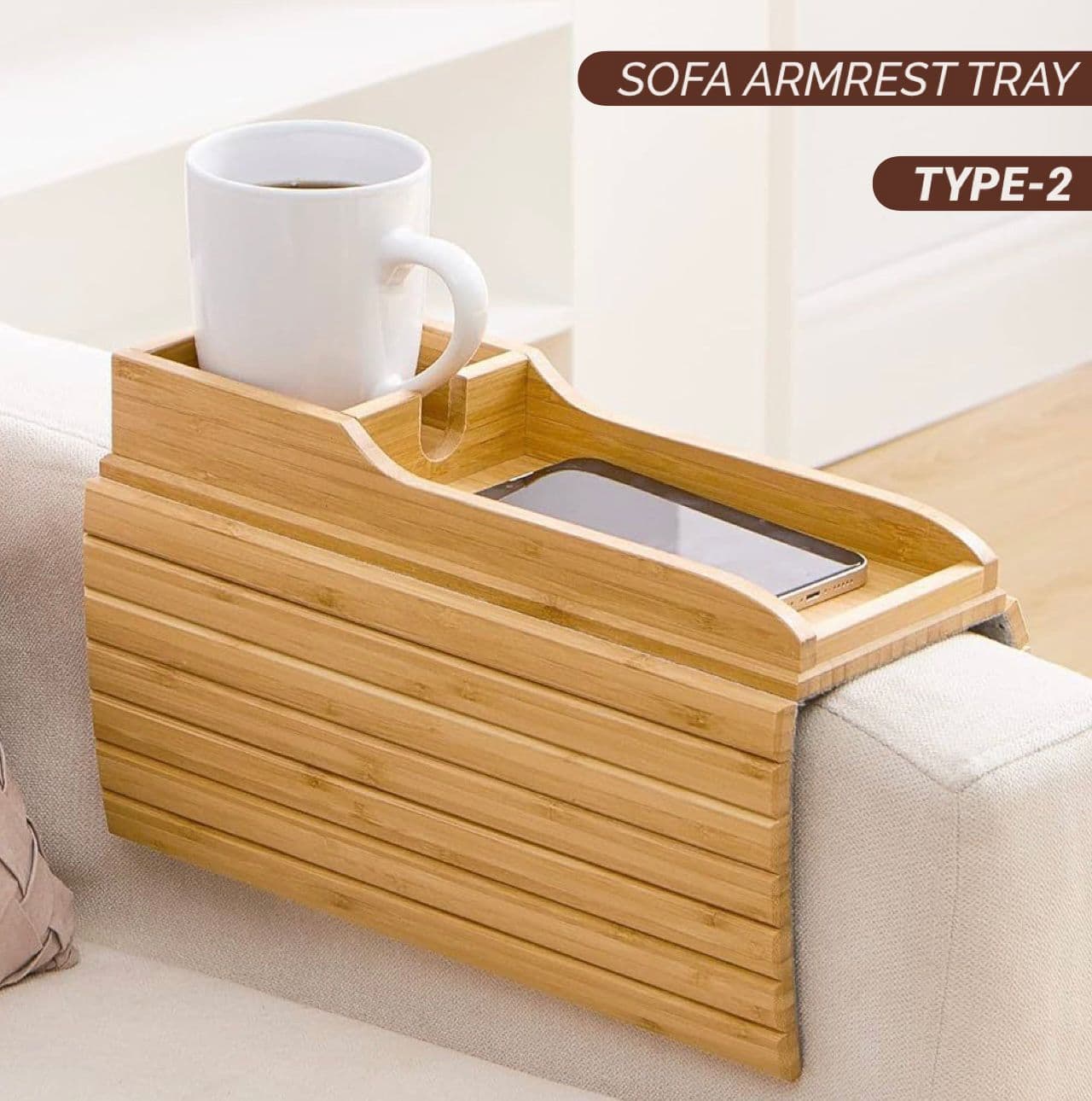 Sofa Armrest Tray Type 2