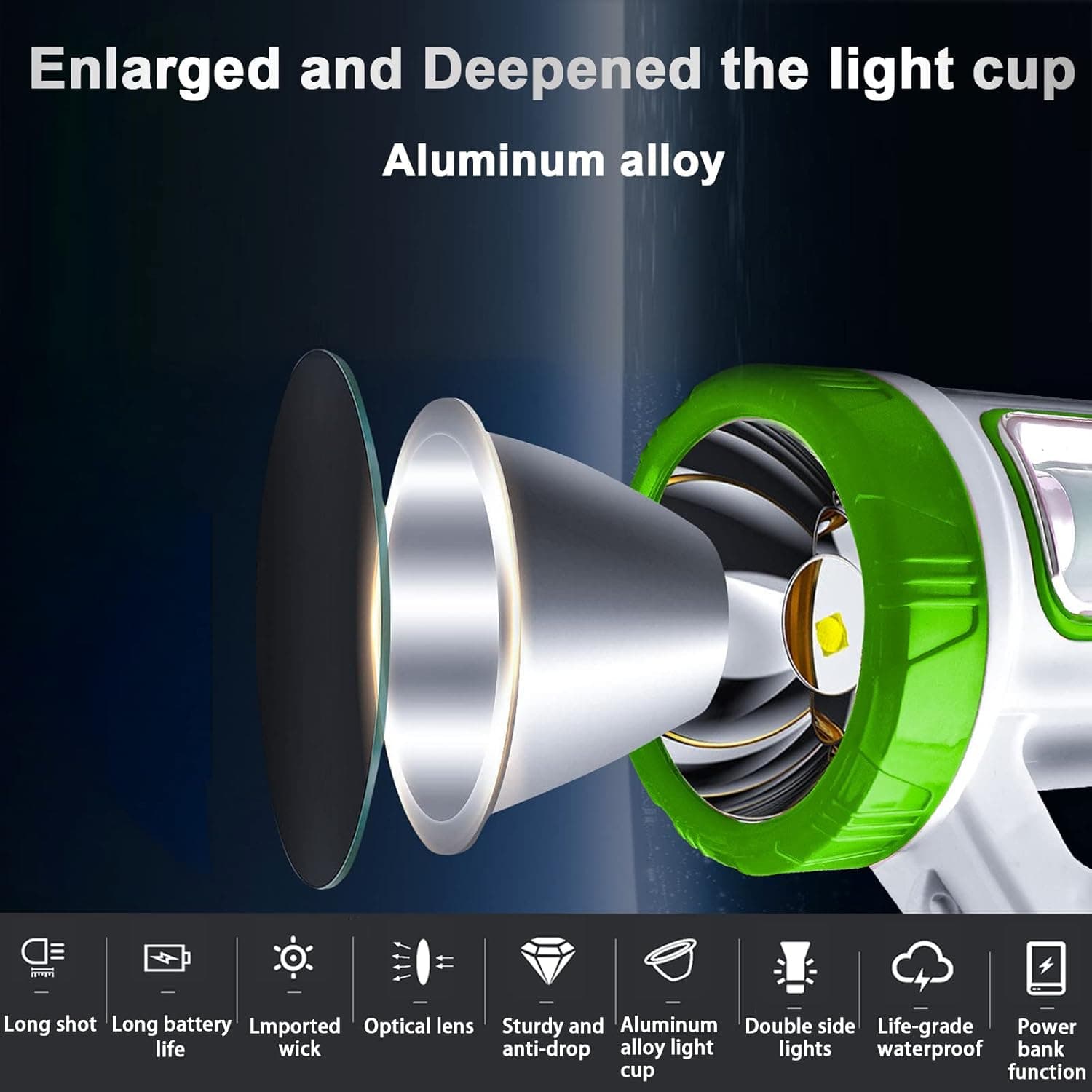 SOLAR LED FLASHLIGHT
