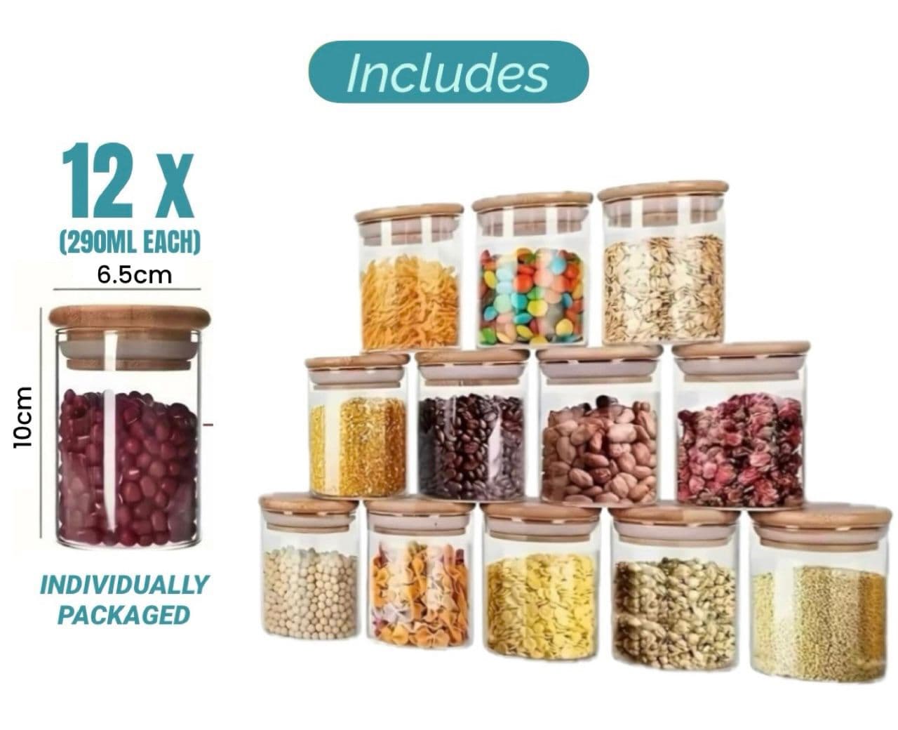 12Pcs Spice Jar Set Type 3