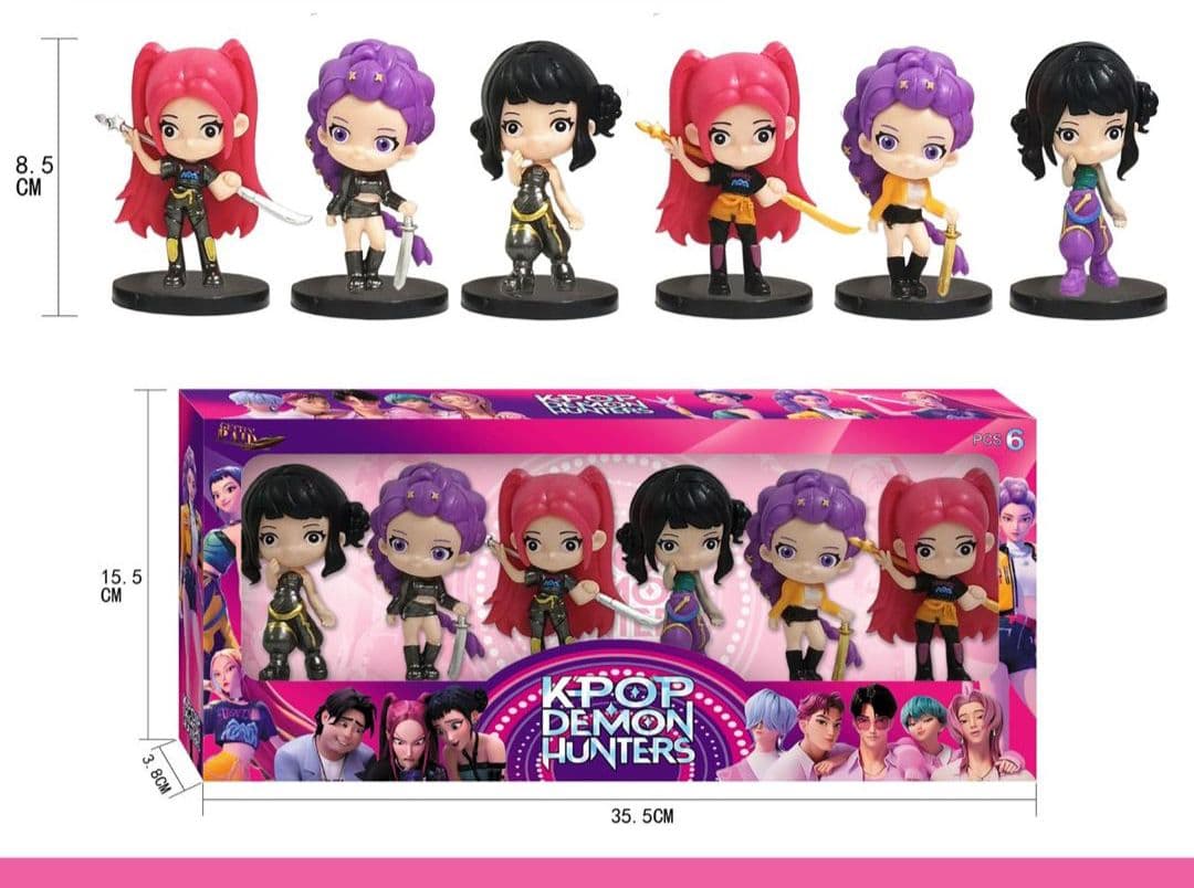 6PC KPOP FIGURINES