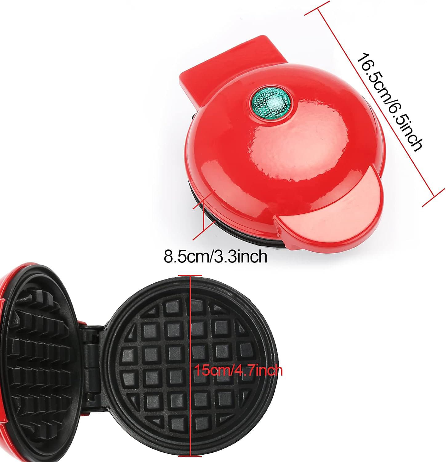 Ackiliss Mini Waffle Maker