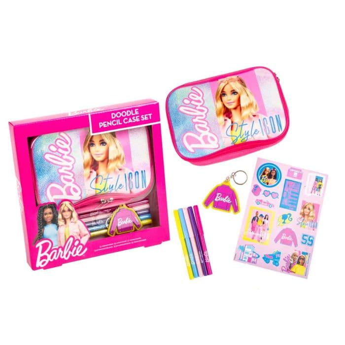 BARBIE CORE PENCIL CASE SET