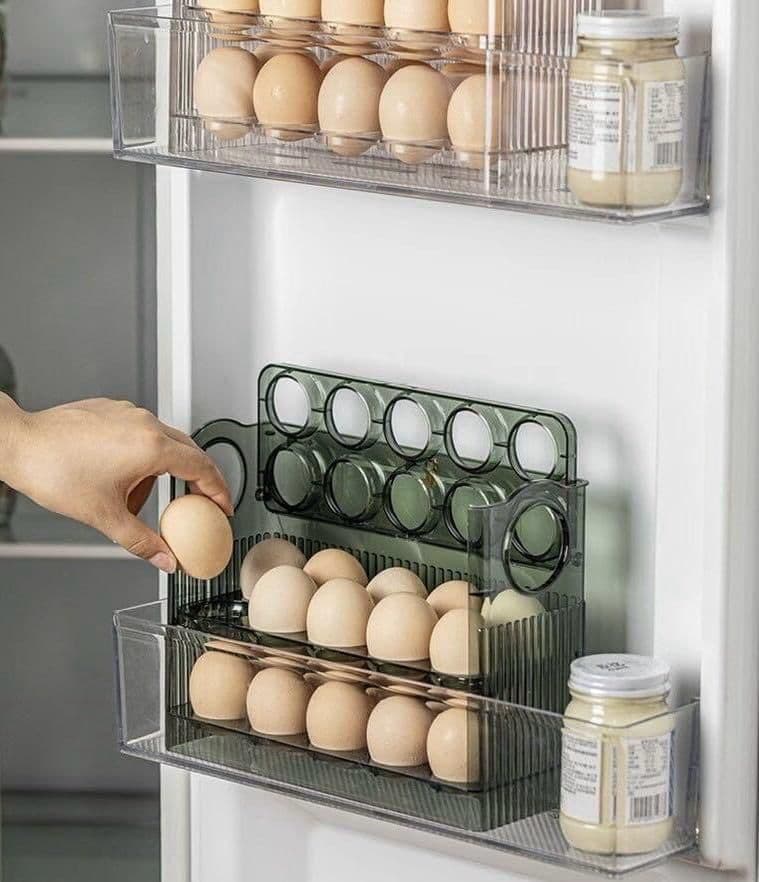 Egg Storage Box Self Flip