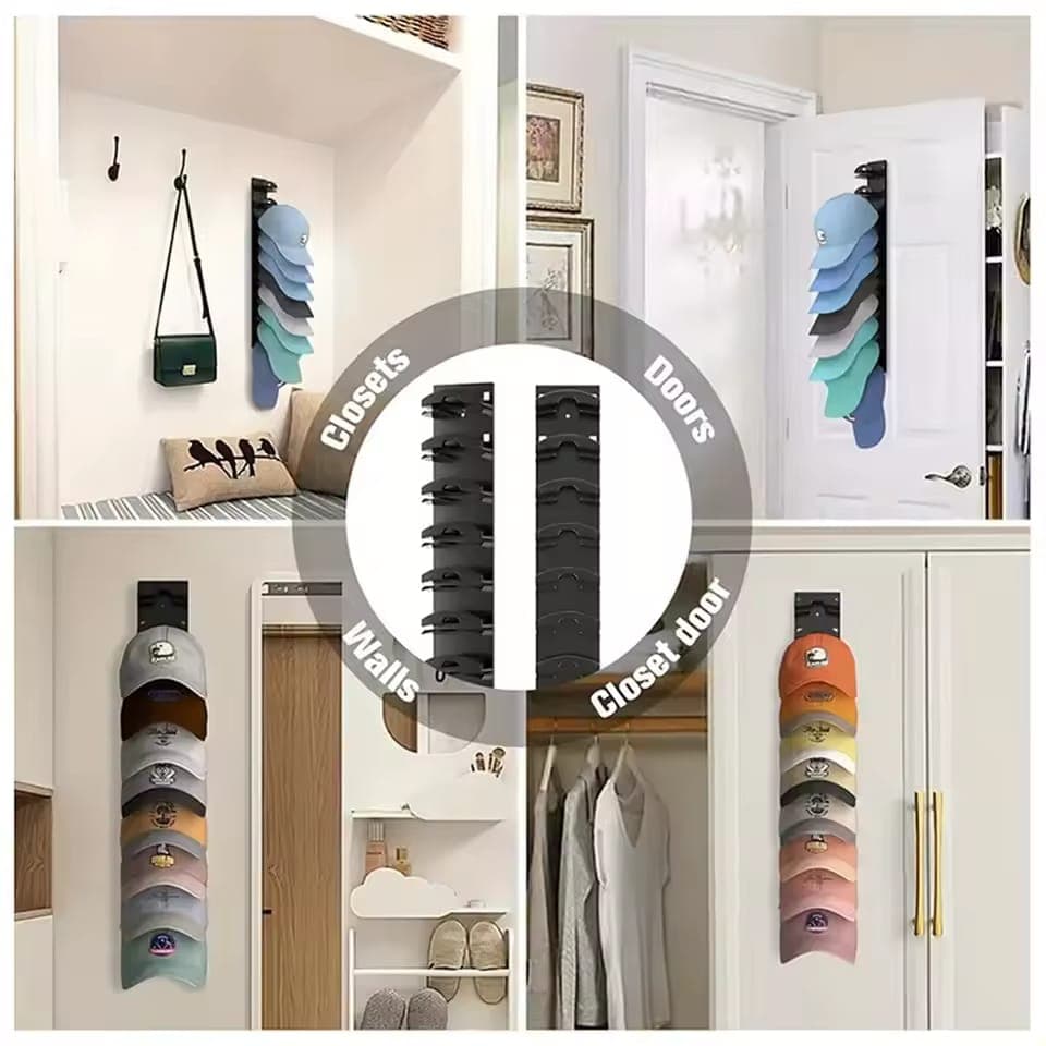Wall Mounted Cap Organizer