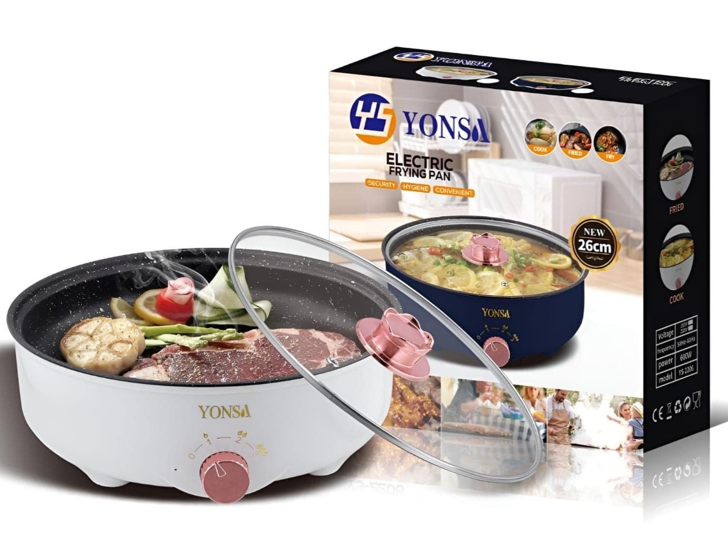 Yonsa Electric Frying Pan