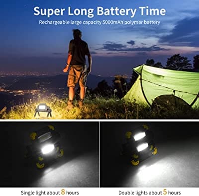 BATTERY OPERATED DOUBLE COB LIGHT