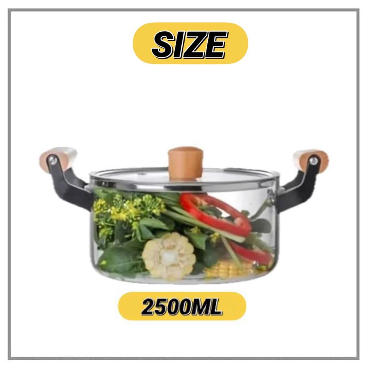 Stovetop Glass Pot 250ml