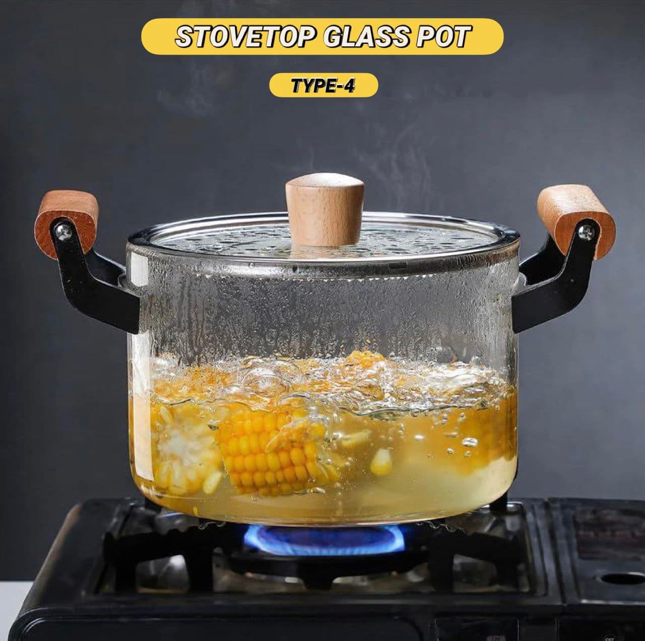 Stovetop Glass Pot 250ml