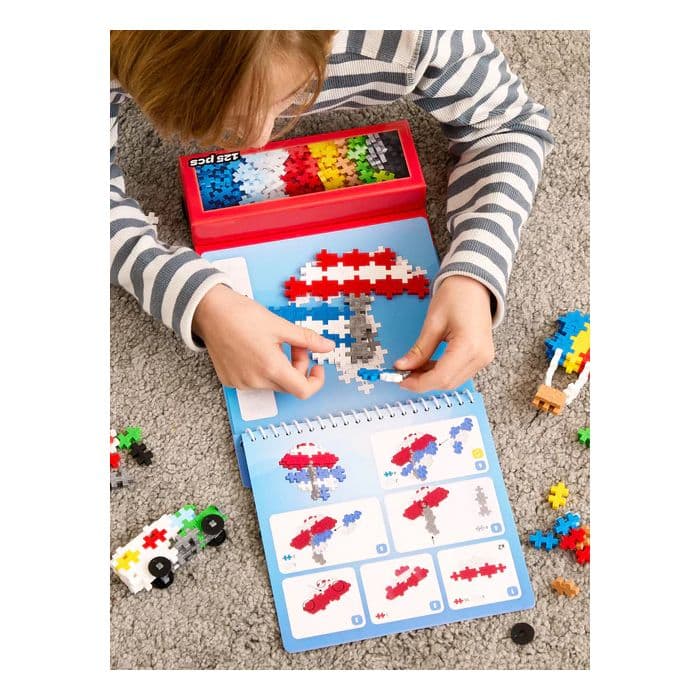 Plus Plus Activity Pad Transporation 125pc Tube
