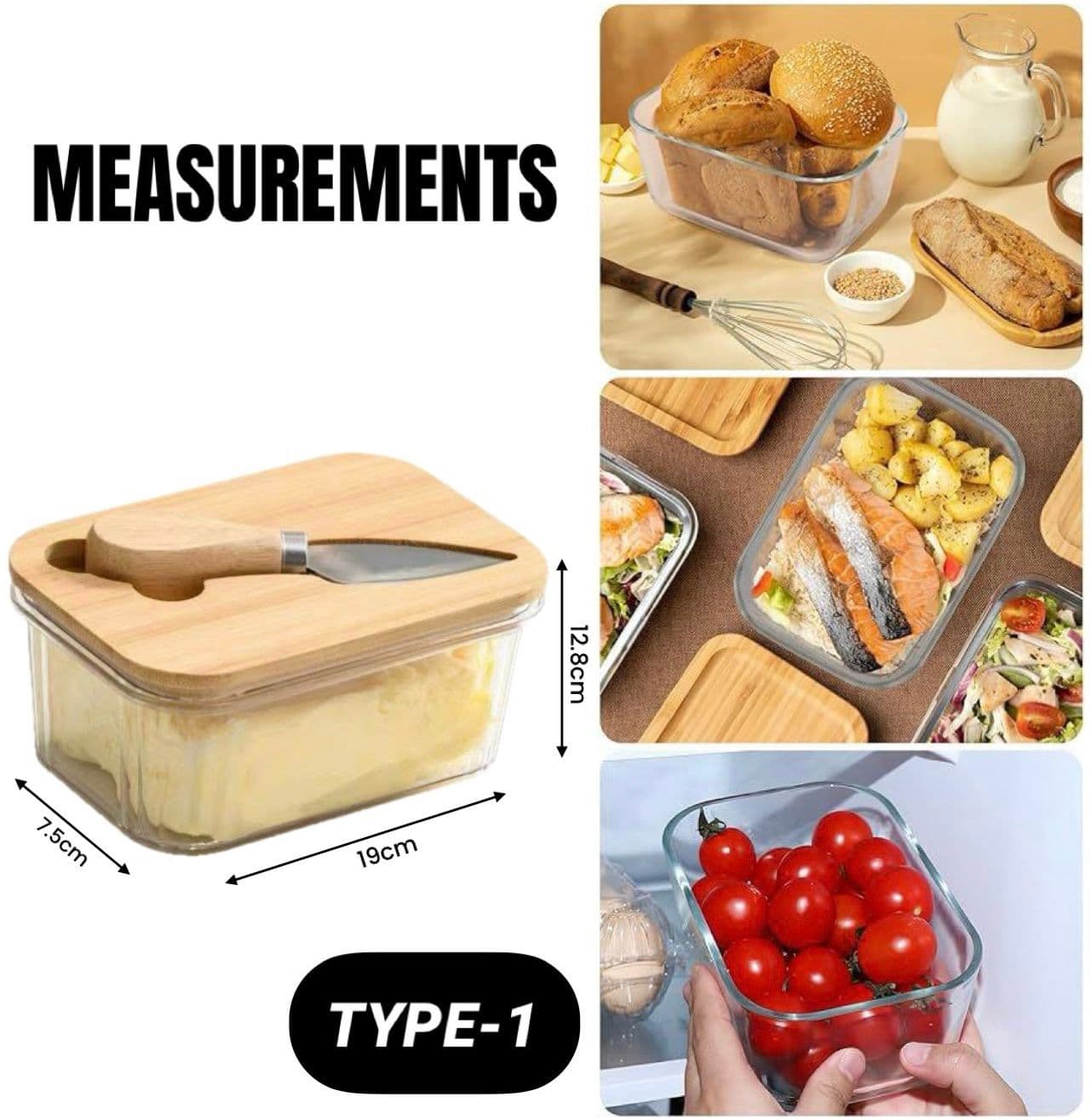 Butter Box With Butter Knife Type 1