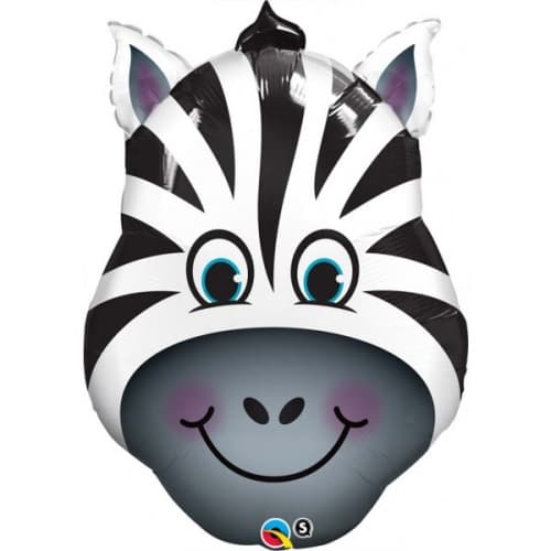 32 Inch Foil Shape SW Zany Zebra