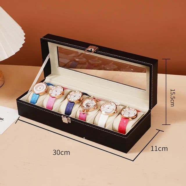 Premium Watch Box 6 Slot