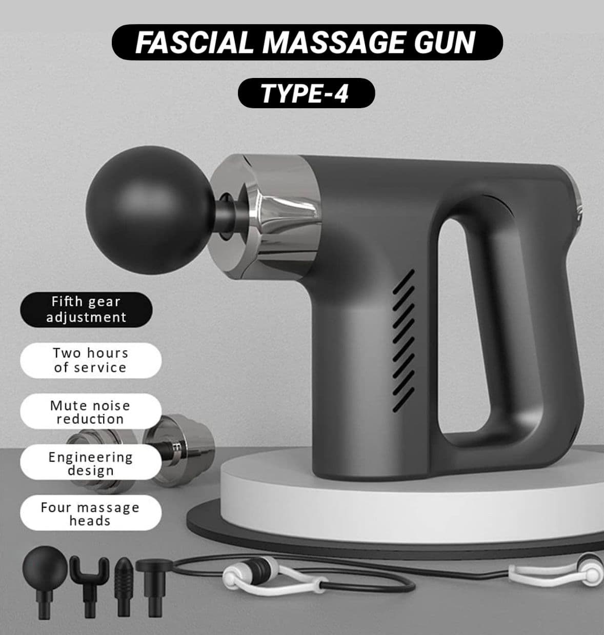 Rechargeable Facial massage Gun Type 4