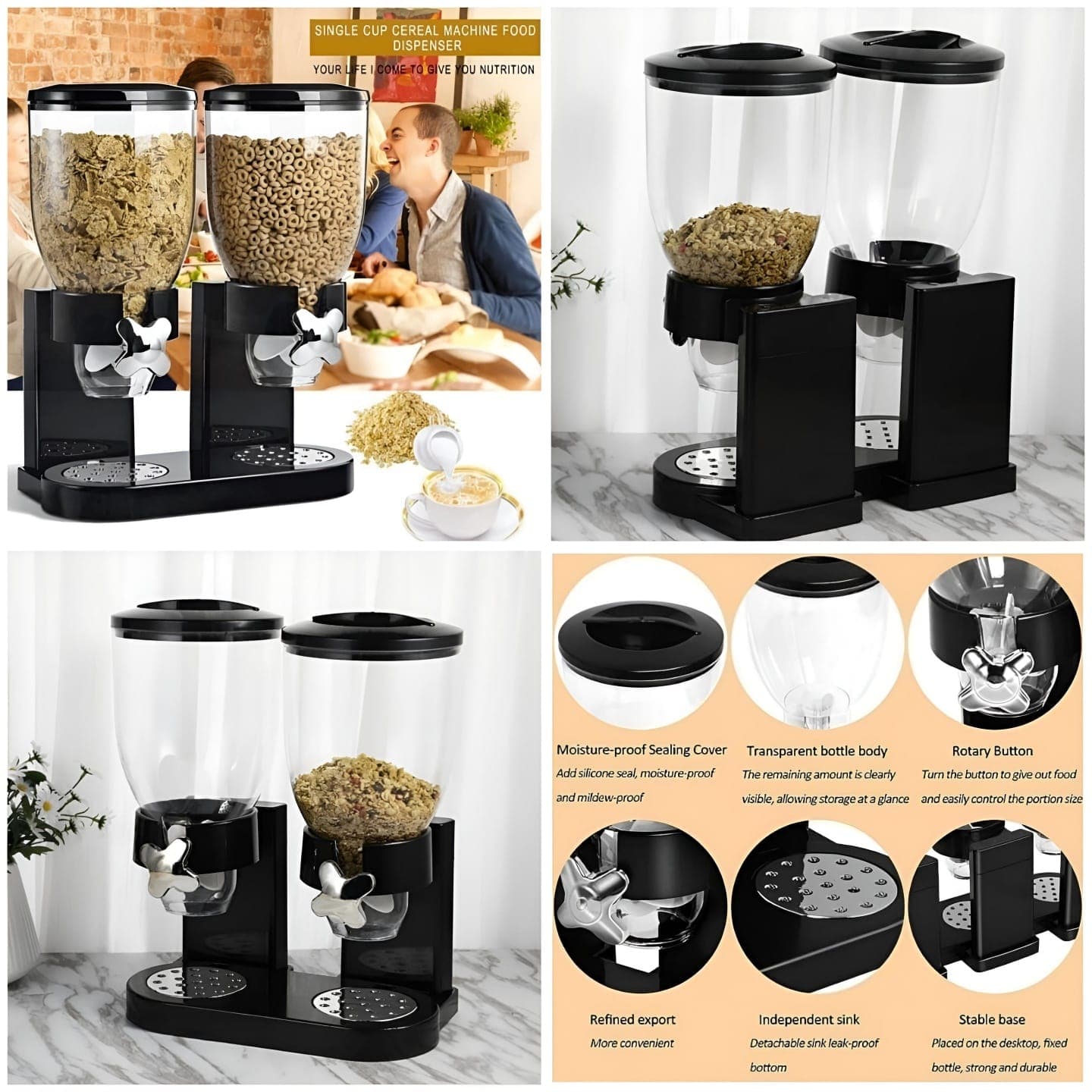 Dual Cereal Dispenser