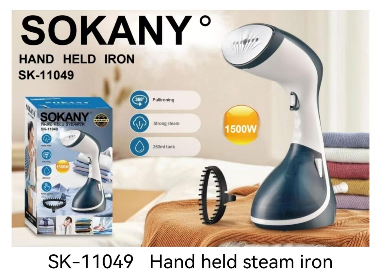 Sokany Handheld Steam Iron SK11049