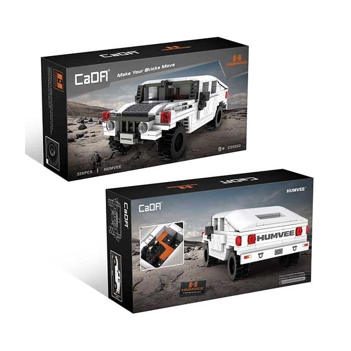 Cada 1:24 Free Wheel 328pc Humvee