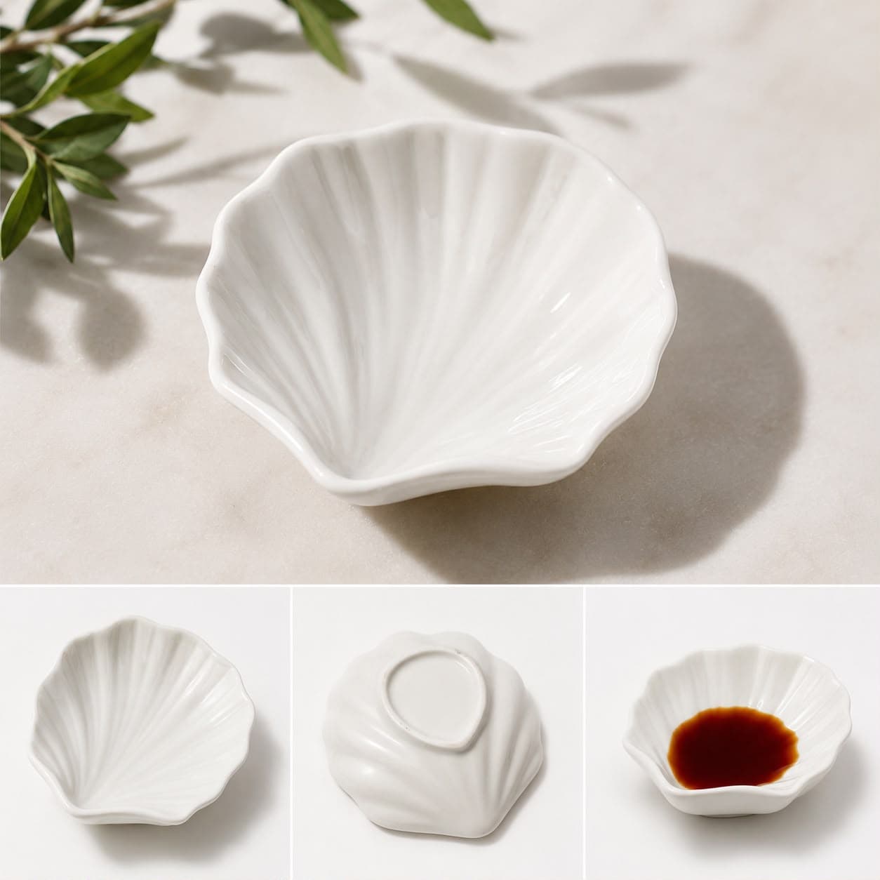 Shell Shaped Mini Bowls