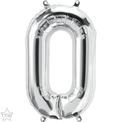 16 IN FOIL SILVER LETTER O AIR FILLED 1CTP