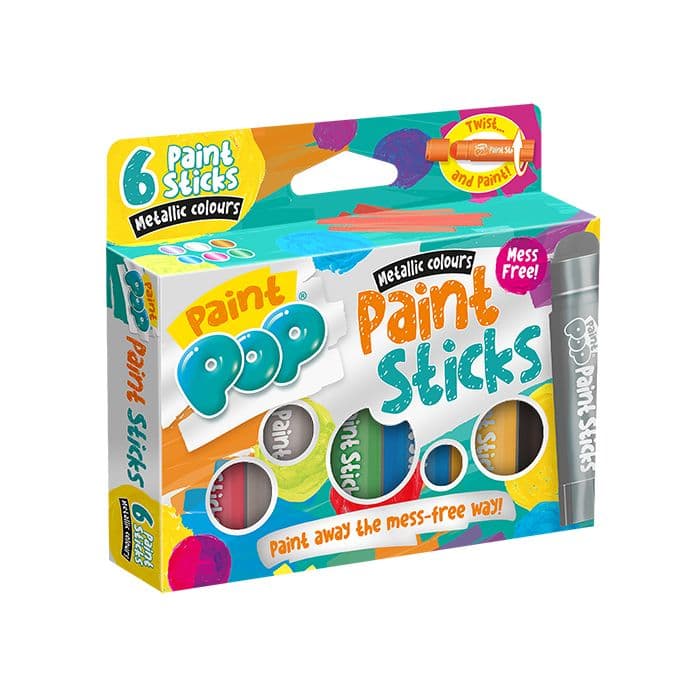 PAINT POP 6 PACK METALLIC COLORS