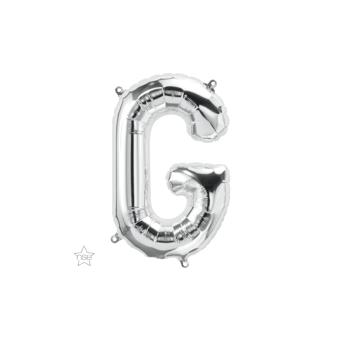 34 INCH FOIL SILVER LETTER G 1CTP