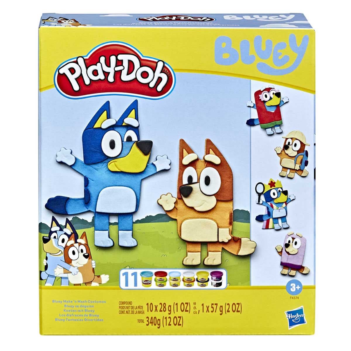 PLAY DOH BLUEY MAKE N MASH COSTUMES