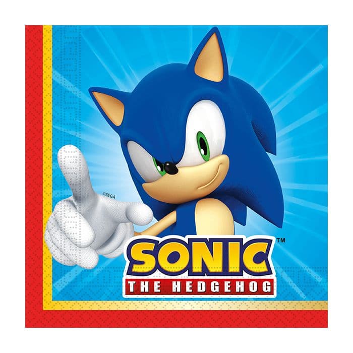 20 Piece Sonic 2 Ply Paper Napkins