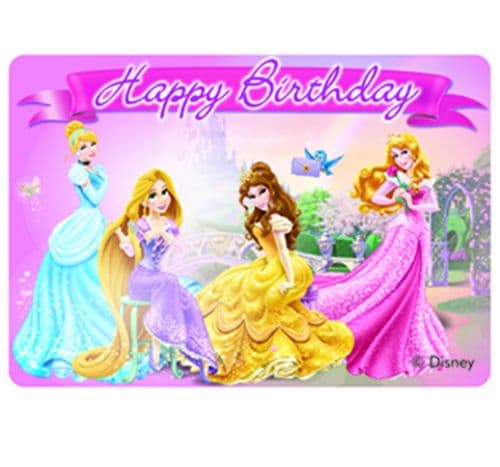PRINCESS DREAMING HAPPY BIRTHDAY DECOR CANDLE 1CT