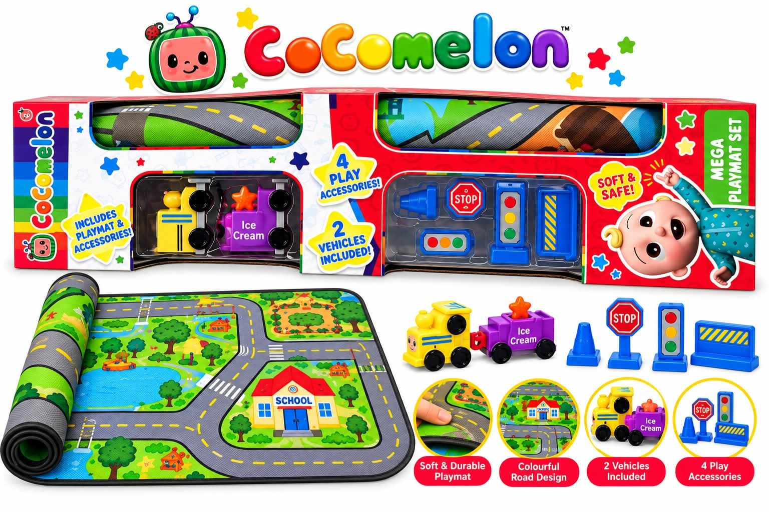 COCOMELON MEGA PLAY MAT SET
