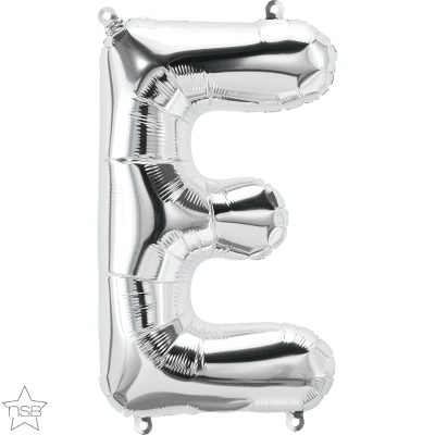 16 IN FOIL SILVER LETTER E AIR FILLED 1CTP