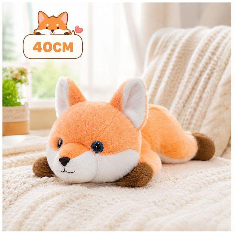 40cm Lying Fox Plush