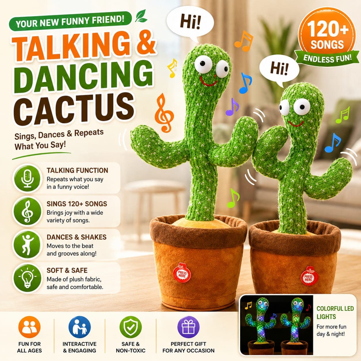 Dancing & Singing Cactus