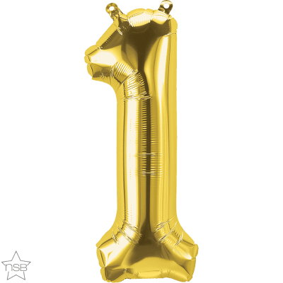 16 IN GOLD NUMBER 1 AIR FILLED 1CTP