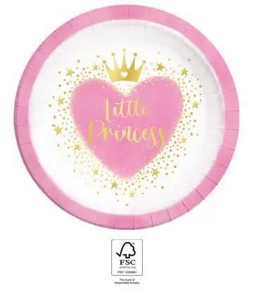 MY LITTLE PRINCESS PAPER PLATES 23CM 8CT